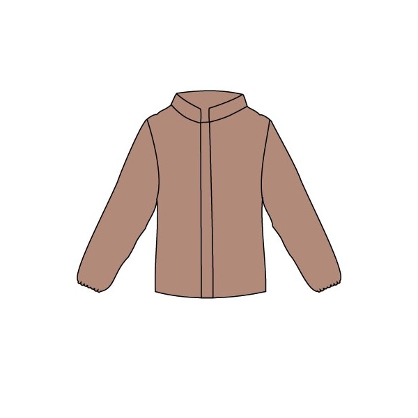 Disposable Jacket, Tan, 2X/3X, 6 PK
